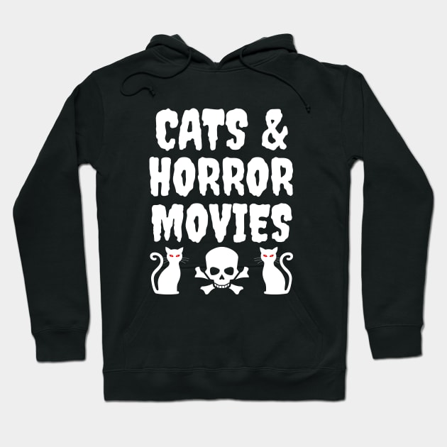 Cats and horror movies Hoodie by LunaMay